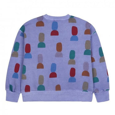 ★2024AW★JELLYMALLOW Shape Pigment Sweatshirt PURPLE JM2420117