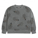★30%OFF★2024AW★JELLYMALLOW Snowman Pigment Sweatshirt GREY JM2420124