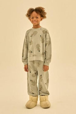 ★30%OFF★2024AW★JELLYMALLOW Snowman Pigment Sweatshirt GREY JM2420124