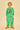 ★2024AW★JELLYMALLOW Flowers Pigment Sweatshirt_Green GREEN JM2420130