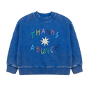 ★30%OFF★2024AW★JELLYMALLOW Thanks Sweatshirt BLUE JM2420133