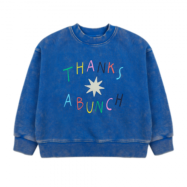 ★30%OFF★2024AW★JELLYMALLOW Thanks Sweatshirt BLUE JM2420133