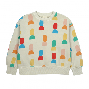 ★30%OFF★2024AW★JELLYMALLOW Shape Pigment Sweatshirt_Oat beige OAT BEIGE JM2420139