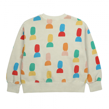 ★30%OFF★2024AW★JELLYMALLOW Shape Pigment Sweatshirt_Oat beige OAT BEIGE JM2420139