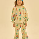 ★30%OFF★2024AW★JELLYMALLOW Shape Pigment Sweatshirt_Oat beige OAT BEIGE JM2420139