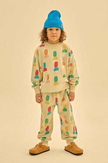 ★30%OFF★2024AW★JELLYMALLOW Shape Pigment Sweatshirt_Oat beige OAT BEIGE JM2420139