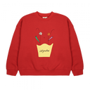 ★30%OFF★2024AW★JELLYMALLOW flowerpot Sweatshirt RED JM2420146