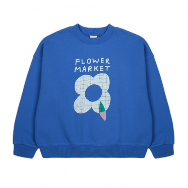 ★30%OFF★2024AW★JELLYMALLOW Flower Market Sweatshirt BLUE JM2420151