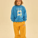 ★30%OFF★2024AW★JELLYMALLOW Flower Market Sweatshirt BLUE JM2420151