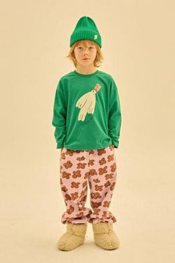 ★30%OFF★2024AW★JELLYMALLOW Bird Longsleeve T-shirts GREEN JM2420153