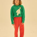 ★30%OFF★2024AW★JELLYMALLOW Bird Longsleeve T-shirts GREEN JM2420153