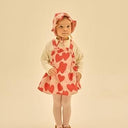 ★30%OFF★2024AW★JELLYMALLOW Love Frill Baby Jumpsuit PINK JM2420705