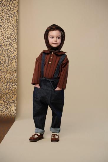 ★30%OFF★2024AW★Hello Lupo ハロールポ Marlo Top Stripy brown