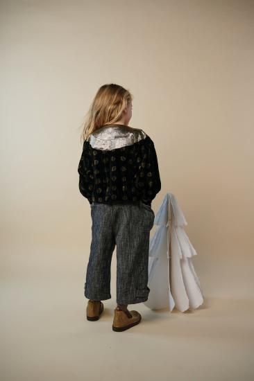 ★30%OFF★2024AW★Hello Lupo ハロールポ Gina Top Golden pois/Glitter