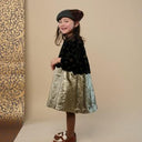 ★30%OFF★2024AW★Hello Lupo ハロールポ Diana dress Golden pois/Glitter