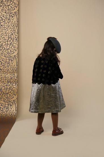 ★30%OFF★2024AW★Hello Lupo ハロールポ Diana dress Golden pois/Glitter