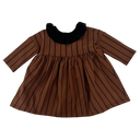 ★30%OFF★2024AW★Hello Lupo ハロールポ Veronica dress Stripy brown