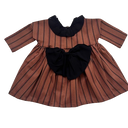 ★30%OFF★2024AW★Hello Lupo ハロールポ Veronica dress Stripy brown