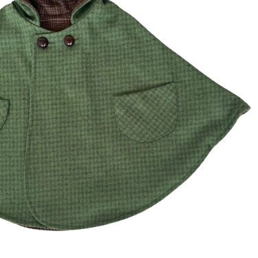 ★30%OFF★2024AW★Hello Lupo ハロールポ N Poncho Pine tree