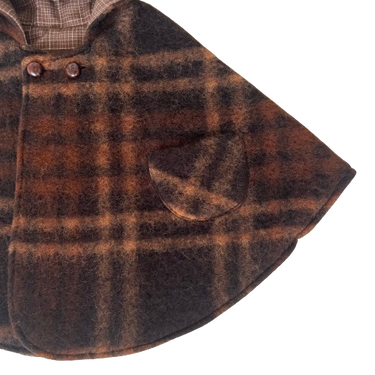 ★30%OFF★2024AW★Hello Lupo ハロールポ N Poncho Chestnut