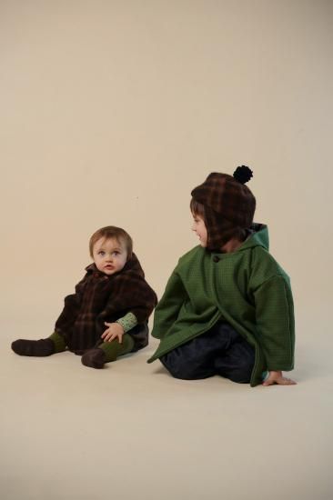 ★30%OFF★2024AW★Hello Lupo ハロールポ N Poncho Chestnut