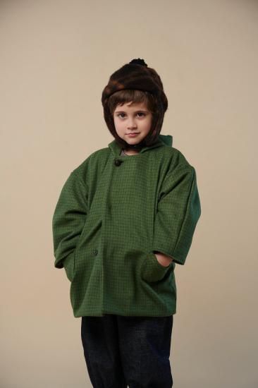 ★30%OFF★2024AW★Hello Lupo ハロールポ M Capuccio Coat Pine tree