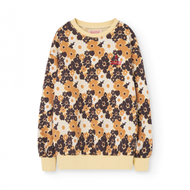 ★30%OFF★2024AW★The Animals Observatory BEAR KIDS SWEATSHIRT F24022_317_FA Soft Yellow SBL