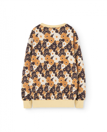 ★30%OFF★2024AW★The Animals Observatory BEAR KIDS SWEATSHIRT F24022_317_FA Soft Yellow SBL