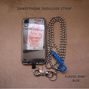 ROSETTAPRAYER SMARTPHONE SHOULDER STRAP- PLASTIC SNAP BLUE 145cm