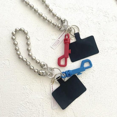 ROSETTAPRAYER 9mm BALL CHAIN SMARTPHONE STRAP- BLUE SNAP 27.5cm