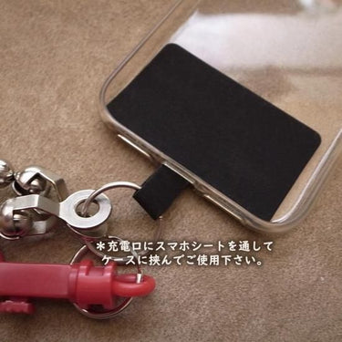 ROSETTAPRAYER 9mm BALL CHAIN SMARTPHONE STRAP- BLUE SNAP 27.5cm