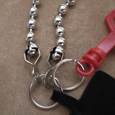 ROSETTAPRAYER 9mm BALL CHAIN SMARTPHONE STRAP- BLUE SNAP 27.5cm
