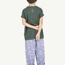 ★DROP1★BASIC★The Animals Observatory ORION KIDS T-SHIRT Deep Green DGR F24120_021_BG