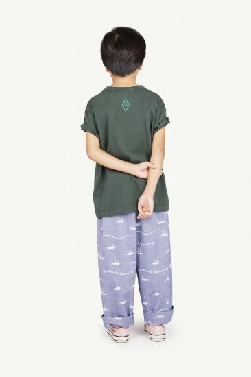 ★DROP1★BASIC★The Animals Observatory ORION KIDS T-SHIRT Deep Green DGR F24120_021_BG