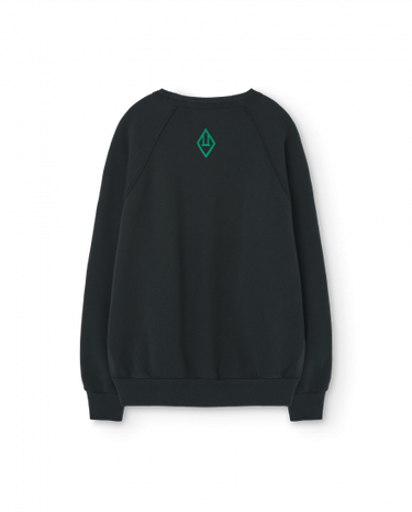 ★DROP1★BASIC★The Animals Observatory Perseus Kids Sweatshirt Deep Green DGR F24126_021_BG
