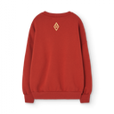 ★DROP1★BASIC★The Animals Observatory Leo Kids Sweatshirt Maroon MRN F24124_252_BG