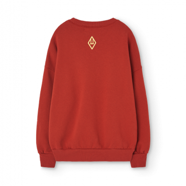 ★DROP1★BASIC★The Animals Observatory Leo Kids Sweatshirt Maroon MRN F24124_252_BG