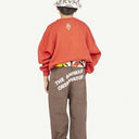 ★DROP1★BASIC★The Animals Observatory Leo Kids Sweatshirt Maroon MRN F24124_252_BG