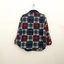★30%OFF★2024AW★DENIM DUNGAREE デニムダンガリー パッチワークチェックシャツ 91CZY 22480101