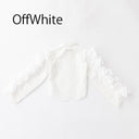 ★30%OFF★2024AW★nunuforme ヌヌフォルム ドロストスリーブシャツ OffWhite 02-nf22-523-002