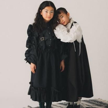 ★30%OFF★2024AW★nunuforme ヌヌフォルム ドロストスリーブシャツ Black 02-nf22-523-002