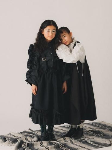 ★30%OFF★2024AW★nunuforme ヌヌフォルム ドロストスリーブシャツ Black 02-nf22-523-002