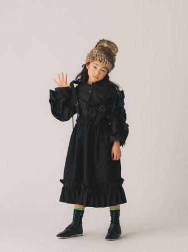 ★30%OFF★2024AW★nunuforme ヌヌフォルム ドロストスリーブシャツ Black 02-nf22-523-002