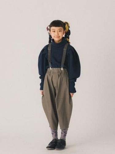 ★30%OFF★2024AW★nunuforme ヌヌフォルム 裁ち切りフリルT Navy 16-nf22-939-500