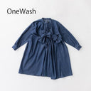 ★30%OFF★2024AW★nunuforme ヌヌフォルム ビックリボンワンピ one-Wash 29-nf22-464-016