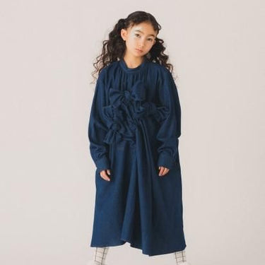 ★30%OFF★2024AW★nunuforme ヌヌフォルム ビックリボンワンピ one-Wash 29-nf22-464-016