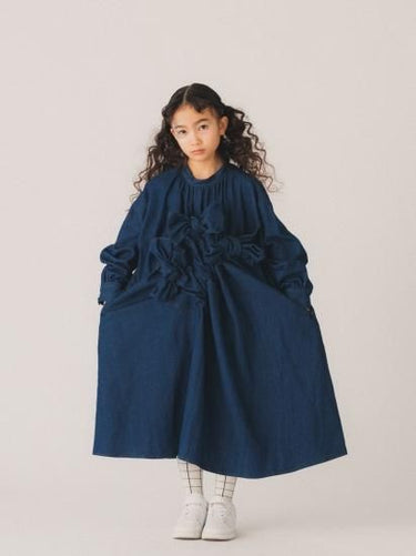 ★30%OFF★2024AW★nunuforme ヌヌフォルム ビックリボンワンピ one-Wash 29-nf22-464-016