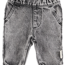 ★40%OFF★2024AW★piupiuchick ピウピウチック baby trousers washed black denim BB2410A