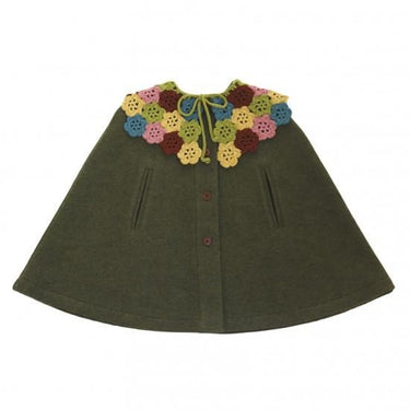 ★40%OFF★2024AW★Kalinka Kids カリンカキッズ Evelyn Poncho Emerald
