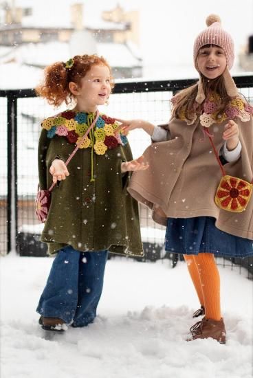 ★40%OFF★2024AW★Kalinka Kids カリンカキッズ Margarita Bag Chestnut / Blush